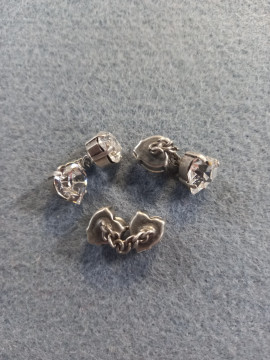 Запонки Swarovski 10мм арт: N1801