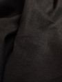 Лён черный для пиджаков и костюмов продублированный батистом  Jil Sander Италия арт: JS-996